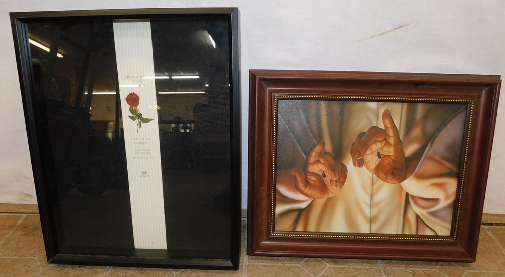 Framed Print On Canvas & Shadowbox Frame (1 of 4)