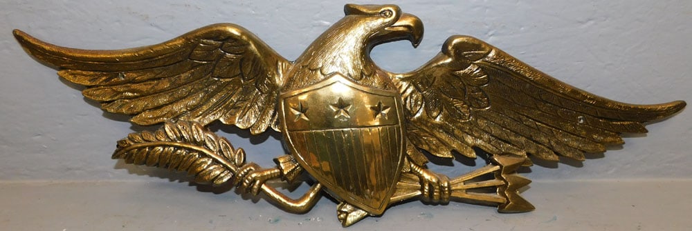 Brass Eagle Wall Hanging (1 of 4)