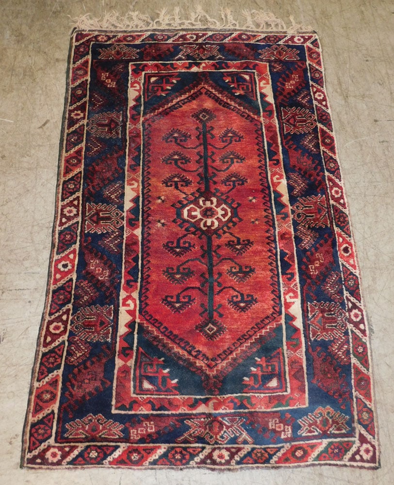 3' 9" X 6' 1" Antique Hand Made Rug (1 of 5)