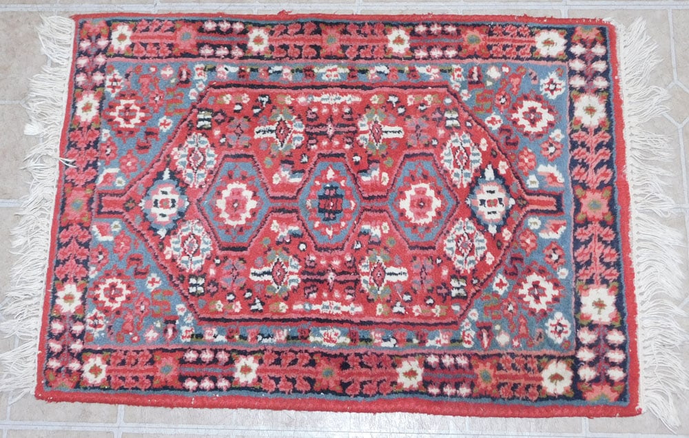1' 9" X 3' 2" Hand Made Rug (1 of 3)