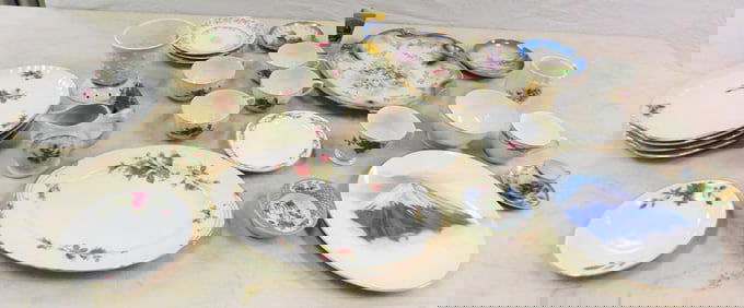 Lot of Hand Painted Porcelain Items