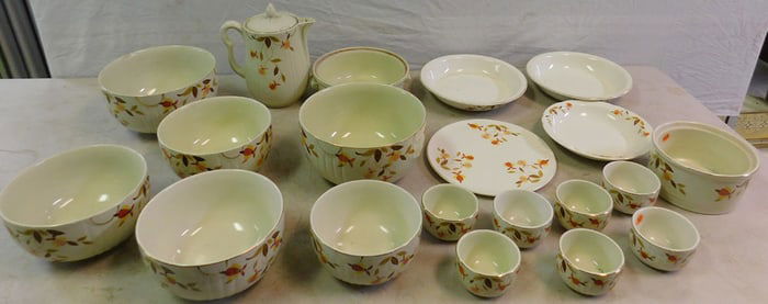 Lot of Hall's Jewel Tea China