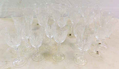 Lot of Noritake Lead Crystal Stemware