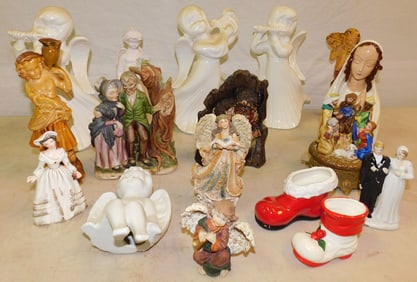 Lot of Porcelain & Ceramic Figures