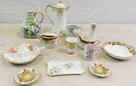 Lot of Hand Painted Porcelain Items