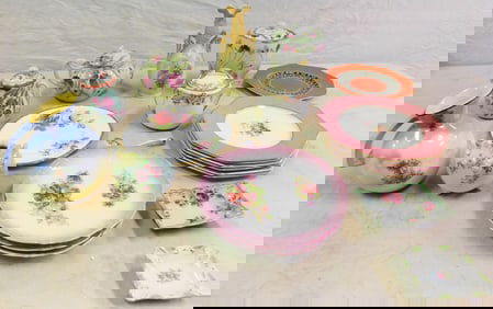 Lot of Hand Painted Porcelain Items