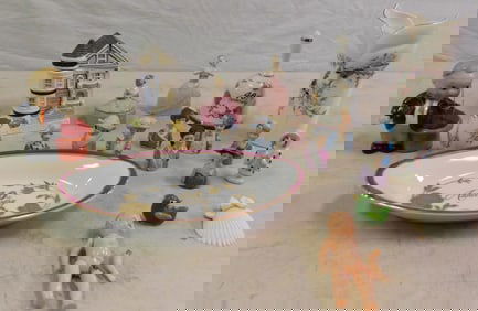 Lot of Porcelain Figurines & Other Porcelain Items