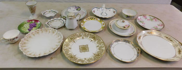 Lot of Hand Painted Porcelain Items