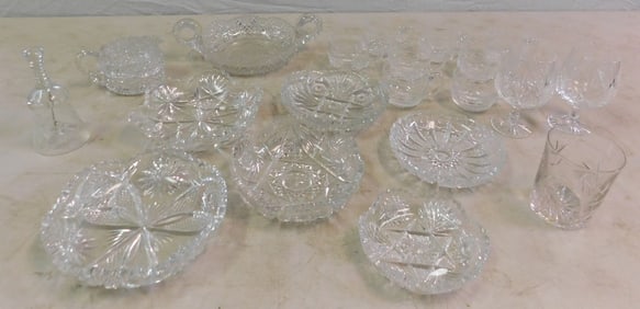 Lot of Cut Glass Items