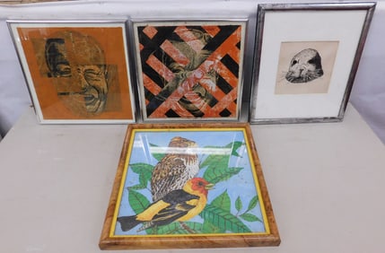 4 Pieces of Framed Art