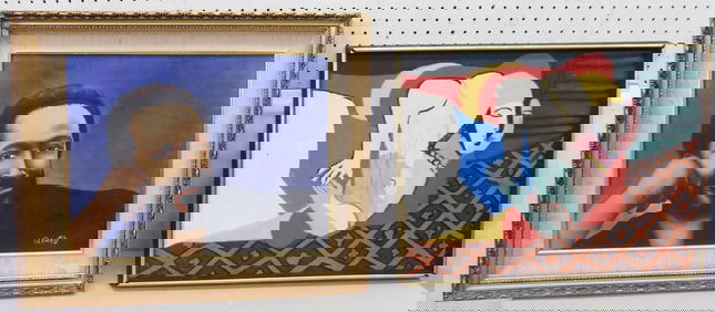 Framed Oil on Board & Framed Oil on Canvas