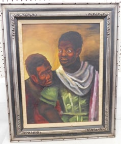 Framed Oil on Board Signed