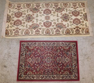 3' x 2' & 4' 7" x 2' 3" Machine Made Rugs