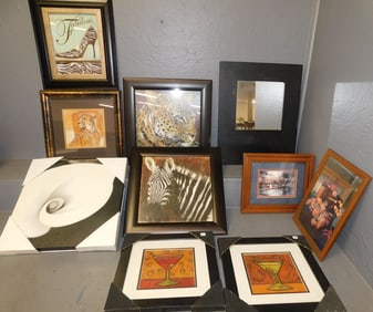 Lot of Framed Prints & Mirrors