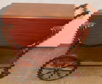 Mahogany Tea Cart