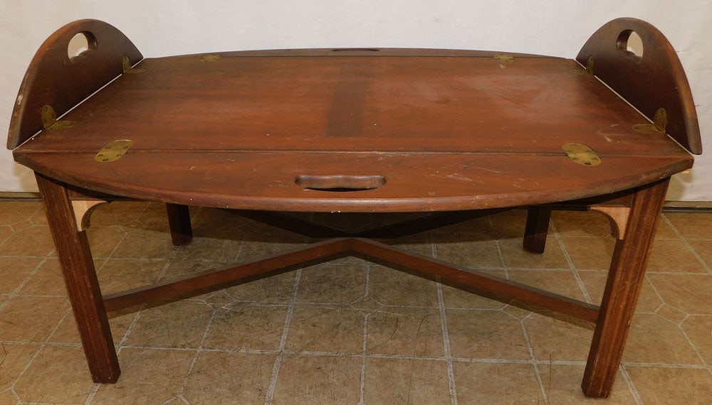Cherry Butler's Tray Top Coffee Table (1 of 2)