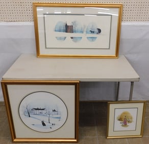 3 Pencil Signed & Numbered Prints