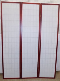 Cherry 3 Panel Room Divider