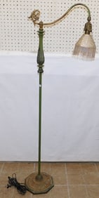 Painted Metal Victorian Floor Lamp