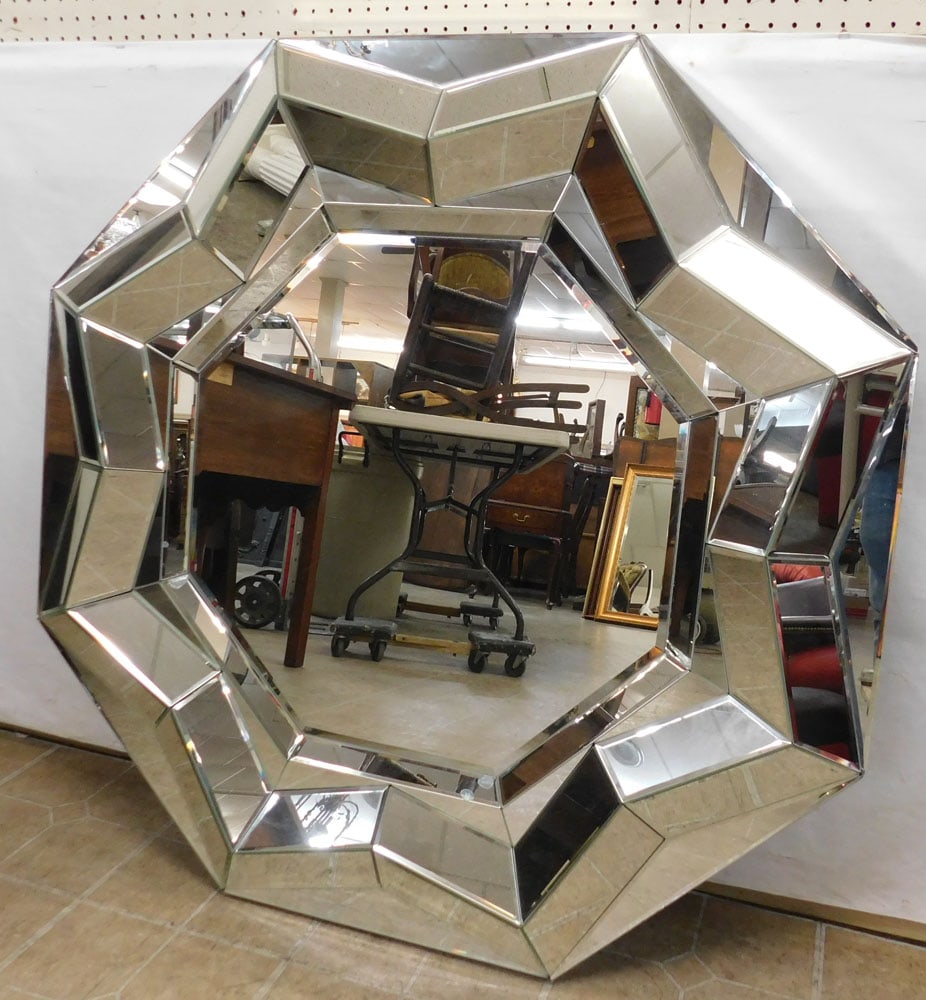 Modern Octagonal Venetian Style Mirror (1 of 5)