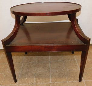 Mahogany 2 Tier End Table