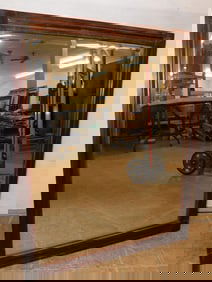 Antique Walnut Framed Mirror