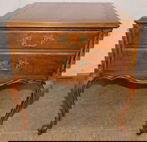 Cherry French 1 Drawer End Table