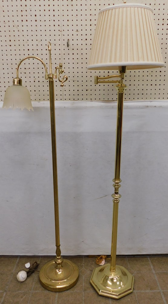 2 Brass Floor Lamps (1 of 3)