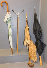 Lot of Vintage Umbrellas