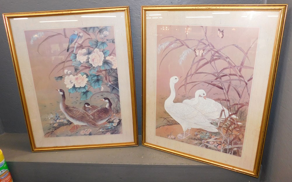 2 Oriental Duck Framed Prints (1 of 3)