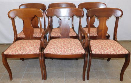 Set of 6 Cherry Dining Chairs