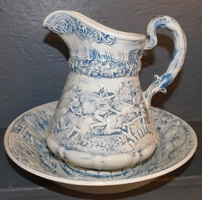 Porcelain Bowl & Pitcher