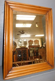 Antique Pine Framed Mirror
