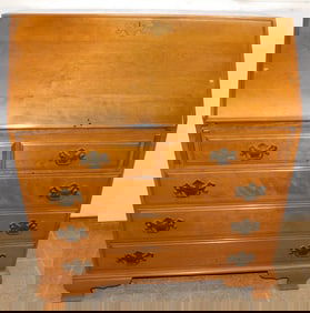 Maple Slant Front Desk by Ethan Allen