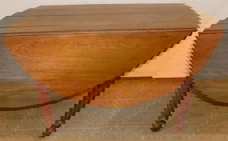 Antique Walnut Drop-Leaf Dining Table