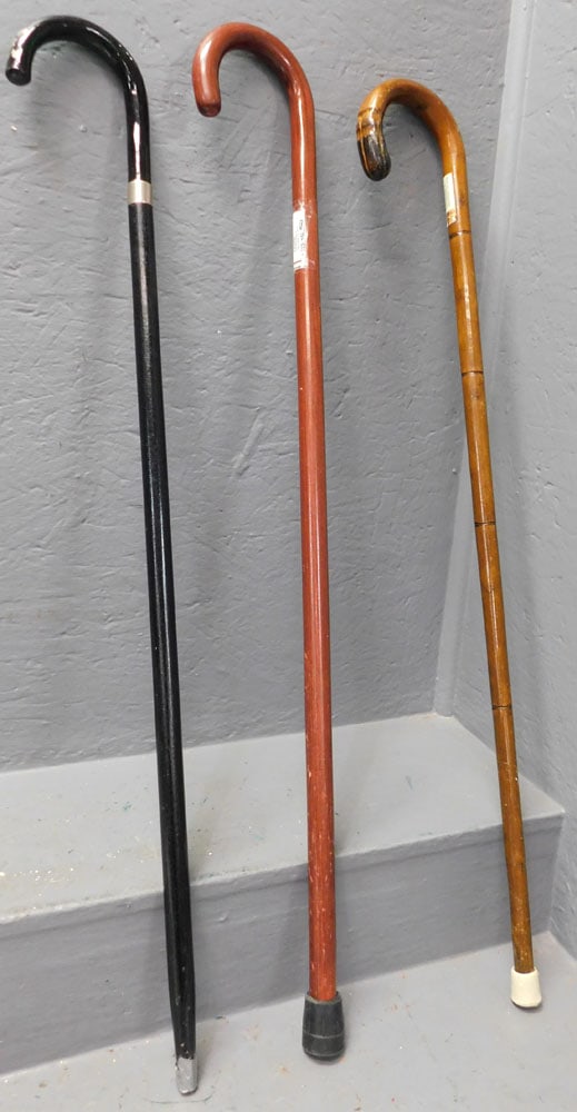 3 Antique Walking Sticks (1 of 3)