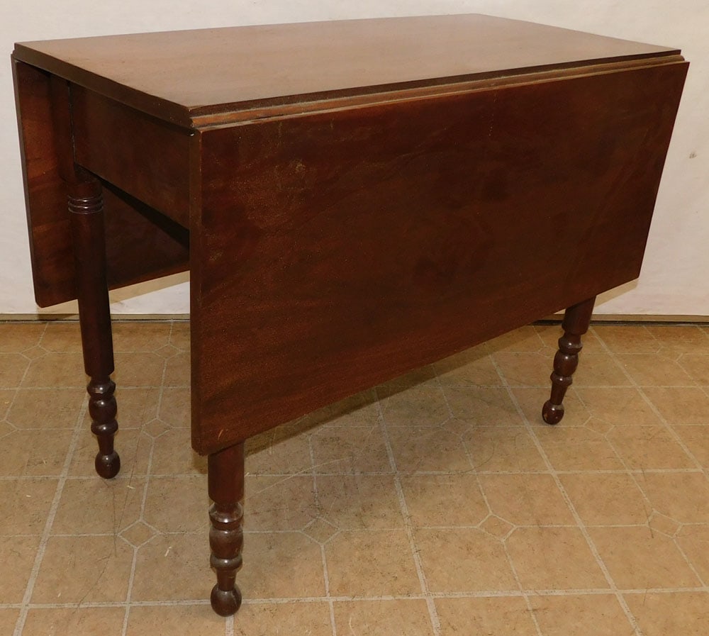 19th Century Walnut Drop-Leaf Table (1 of 2)