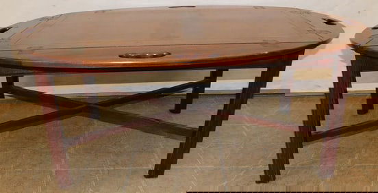 Mahogany Butler's Tray Top Coffee Table