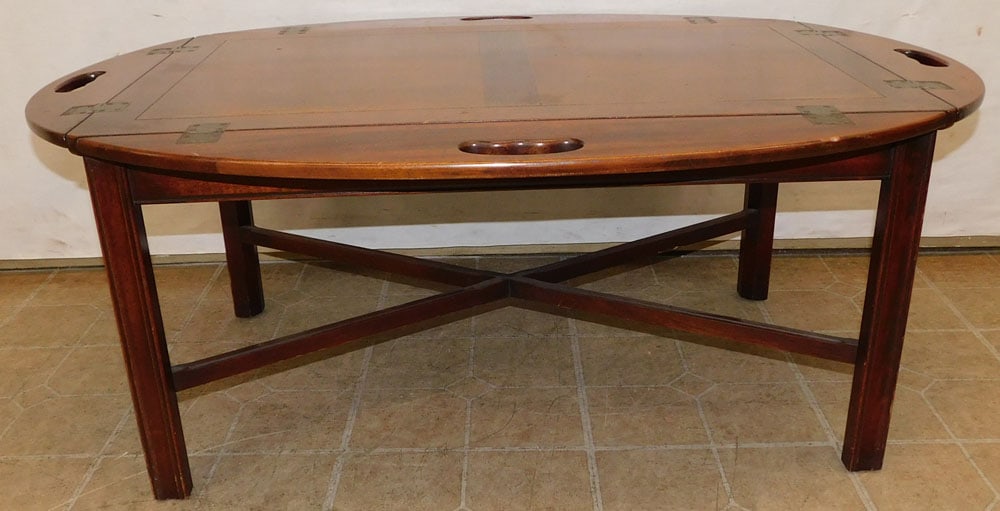 Mahogany Butler's Tray Top Coffee Table (1 of 4)