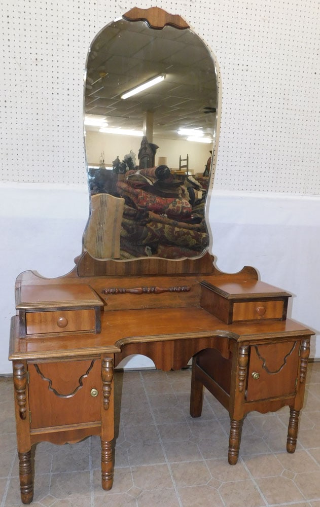 Antique Walnut Vanity (1 of 3)