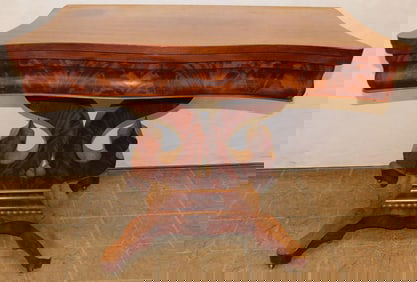 Mahogany Empire Fold Over Top Game Table