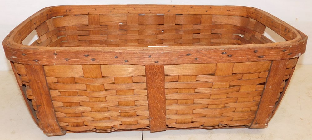 Antique Split Oak Basket (1 of 3)