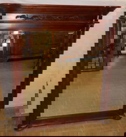 Mahogany Framed Mirror