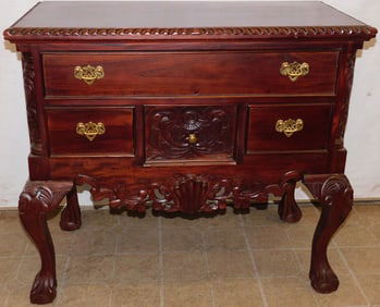 Mahogany Chippendale Style Lowboy