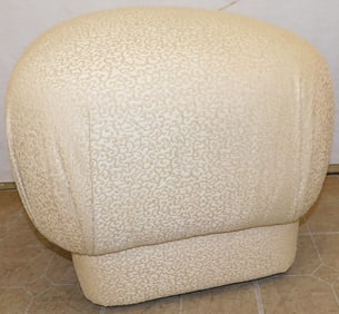 Mid Century Modern Upholstered Puff