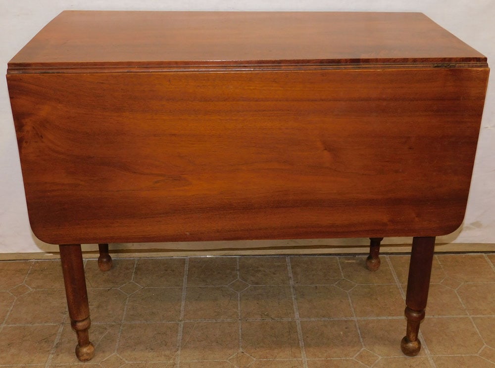 19th Century Walnut Drop-Leaf Table (1 of 5)