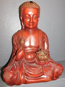 Painted Ceramic Buddha