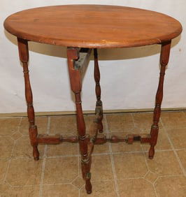 Antique Walnut Folding Table