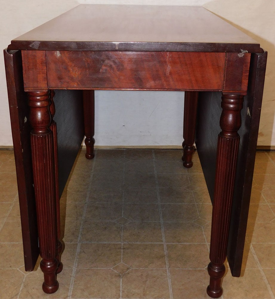 Mahogany Drop-Leaf Dining Table (1 of 5)