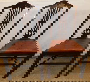 Pair of Mahogany Side Chairs